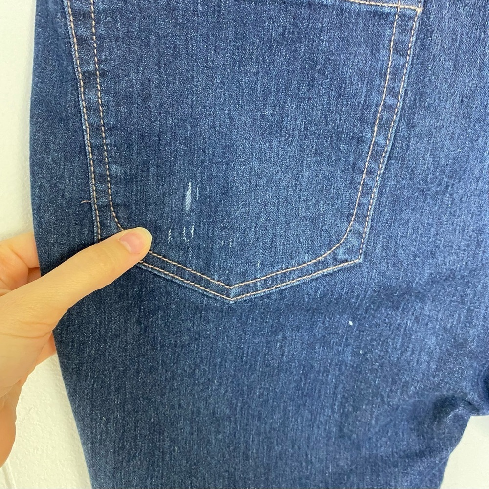 Nanette Nanette Lepore Women’s Denim Blue Belle High Rise Crop Boot Jeans Sz 10P - Picture 9 of 9
